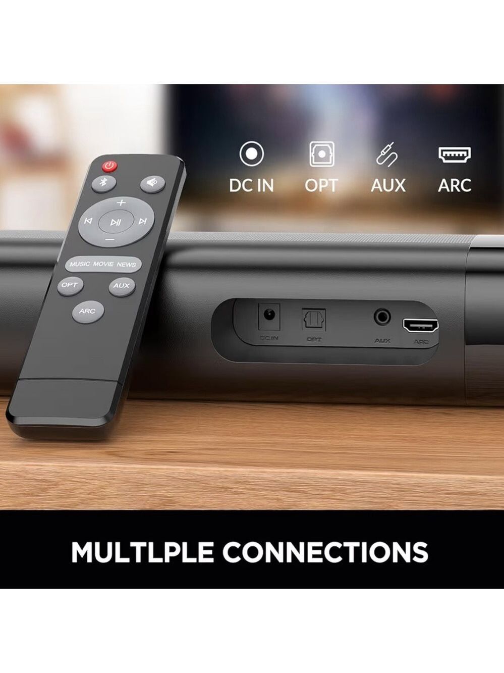 Soundbar with Remote - Picture 2 of 3